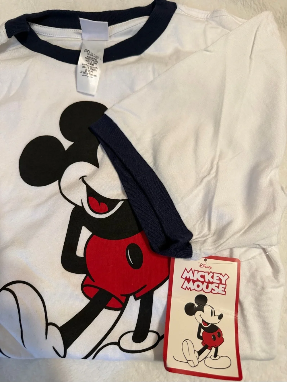 Disneyland White Mickey Mouse Graphic Tee - Picture 4 of 5